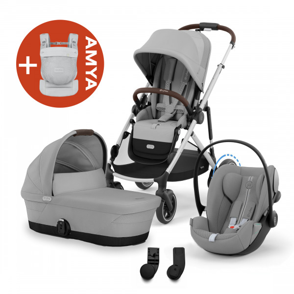 CYBEX Gold eGazelle 3in1 +AMYA - Stone Grey